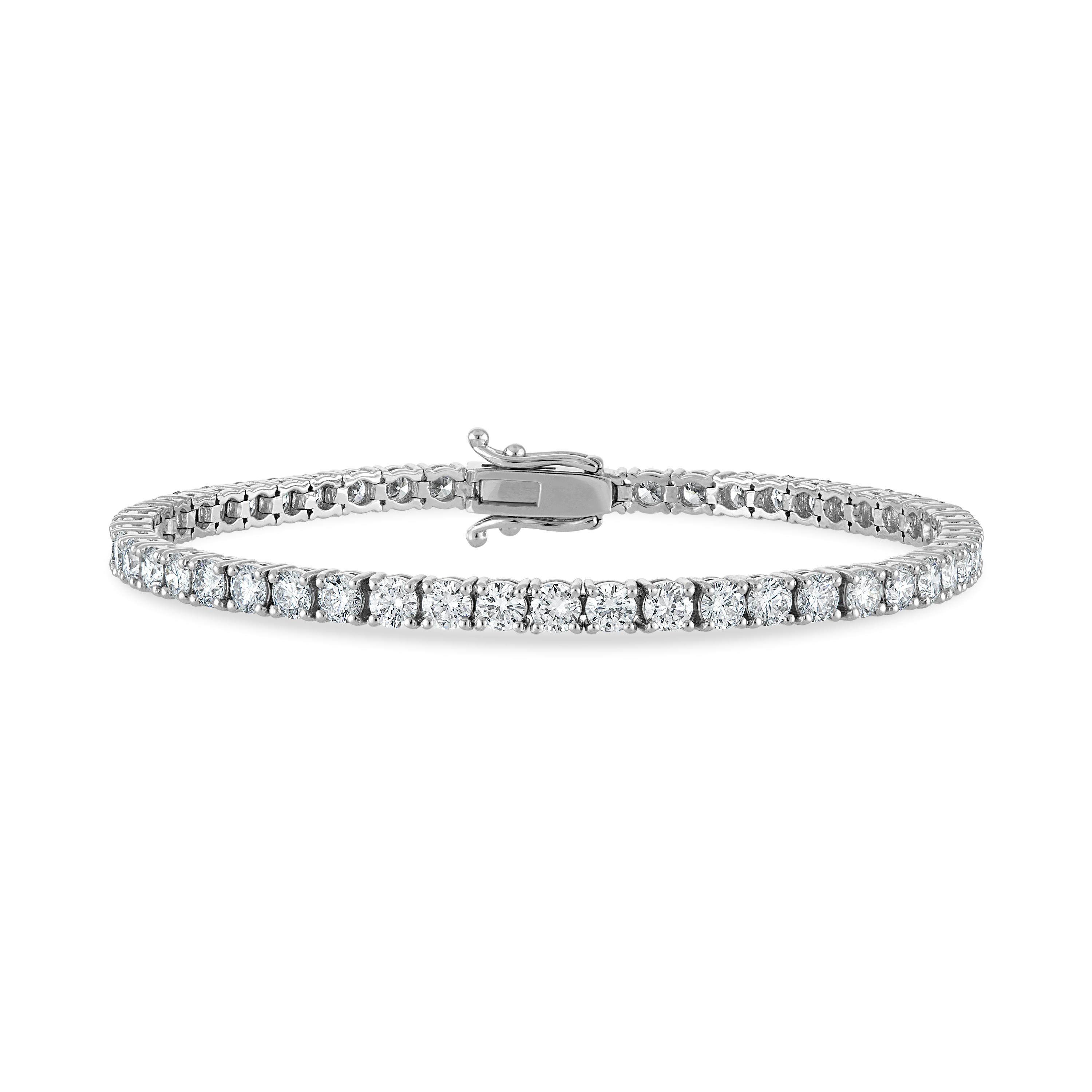 Classic Tennis Bracelet - 6 Carats